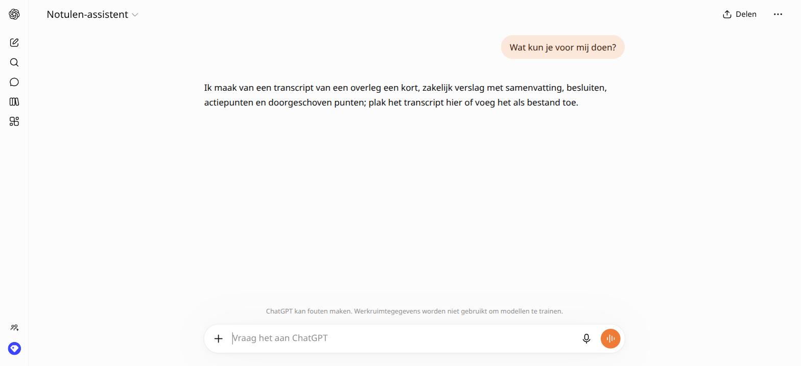 Zonder transcript: uitleg en de vraag om het transcript