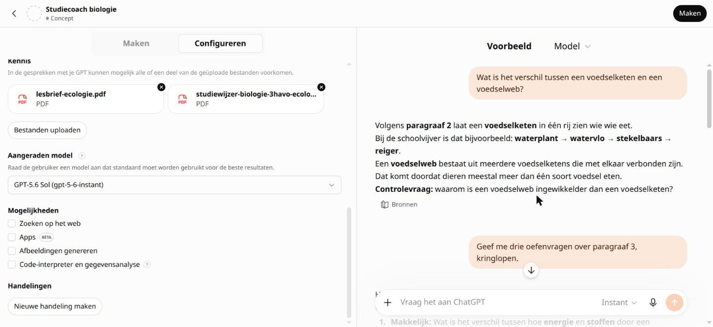Uitleg met paragraaf en controlevraag