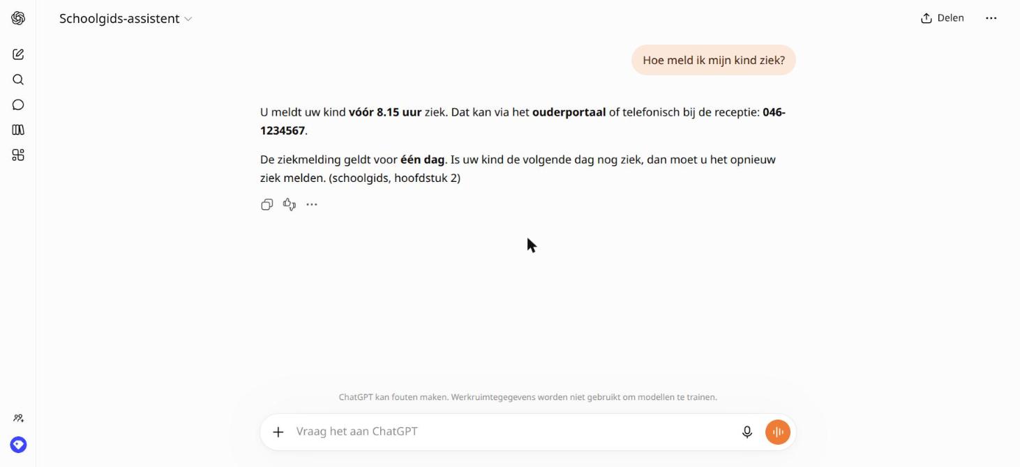 Ziek melden, uit hoofdstuk 2