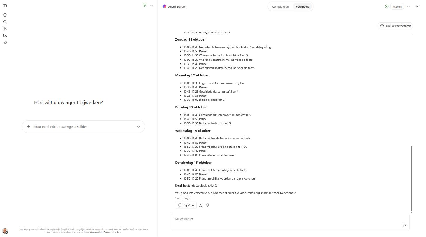 Het einde van het plan, de Excel-link en de verwijzing naar CodeInterpreter