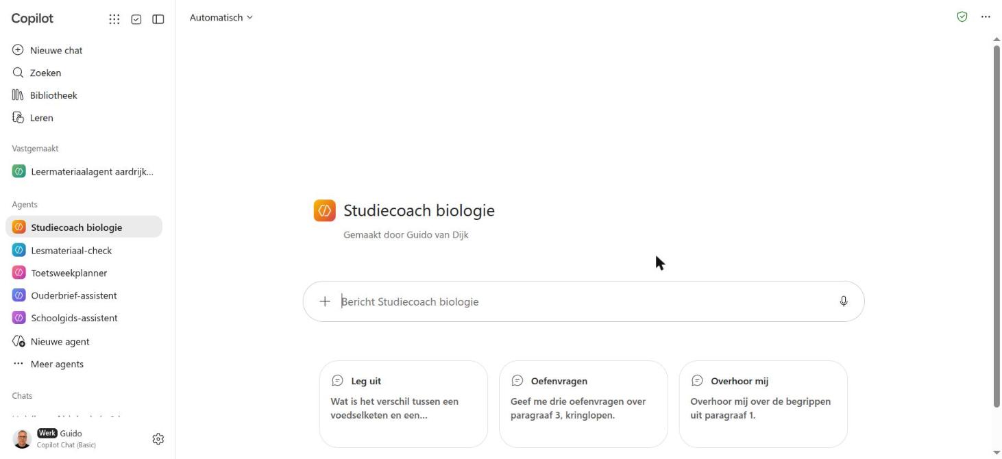 De Studiecoach in de chat, met de drie startvragen