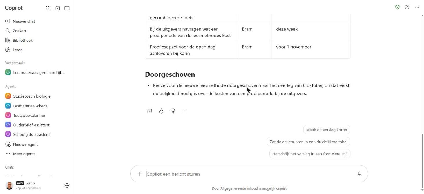 Doorgeschoven, en verder niets