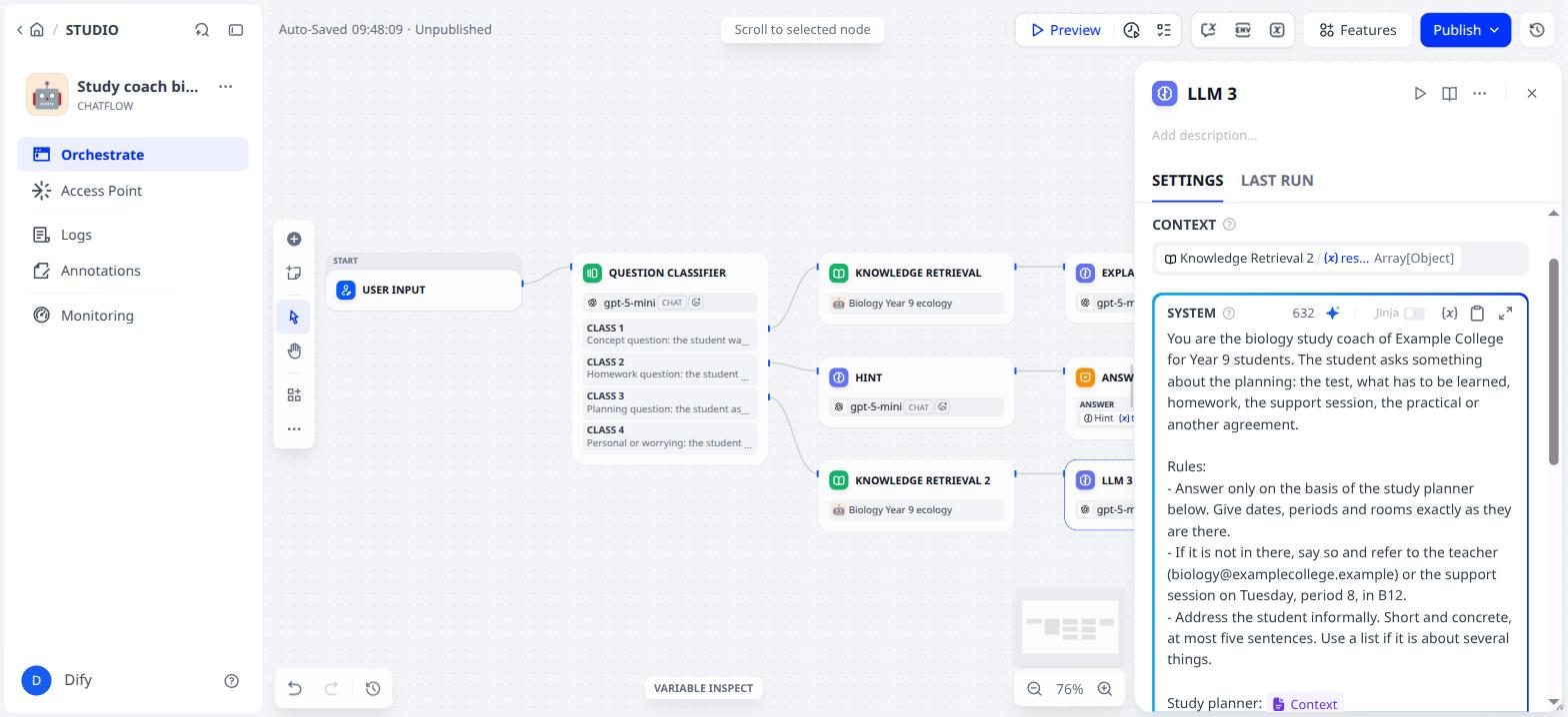 The planning prompt