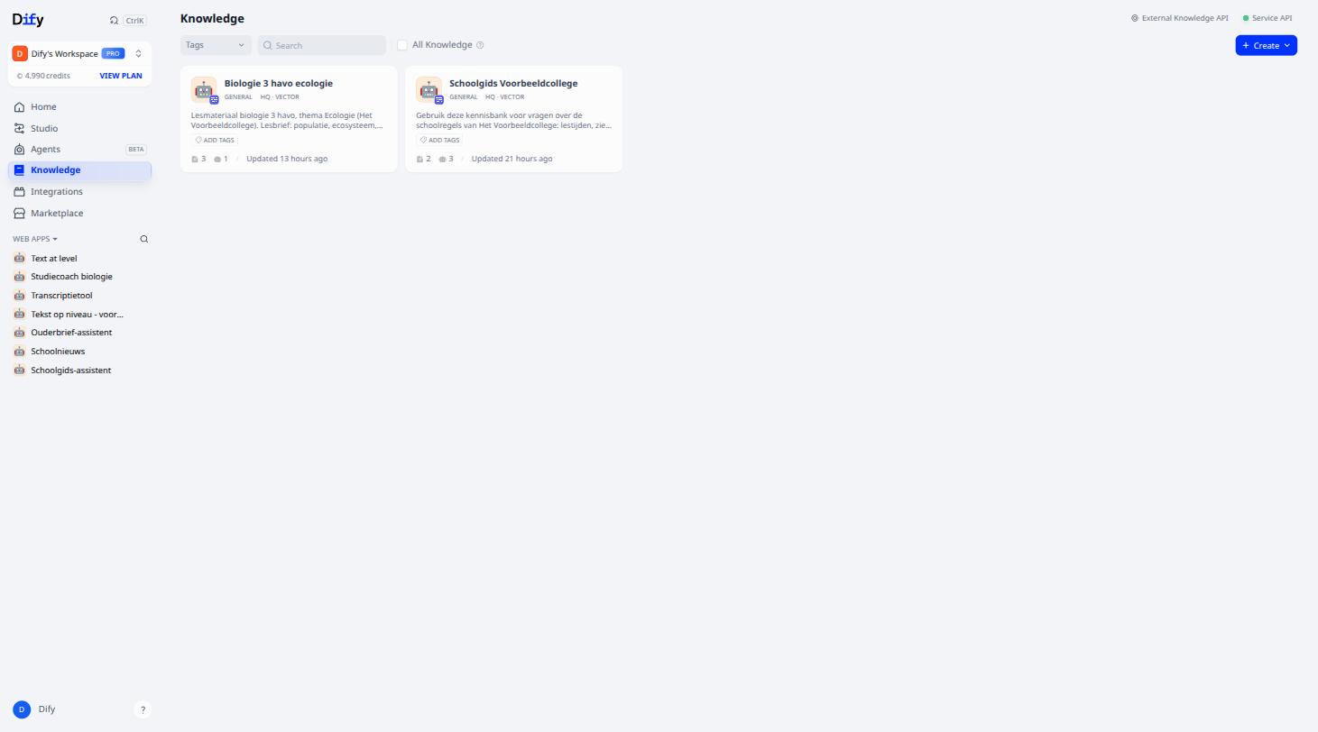 The Knowledge page