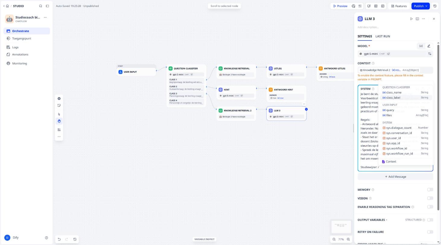 De planningsprompt