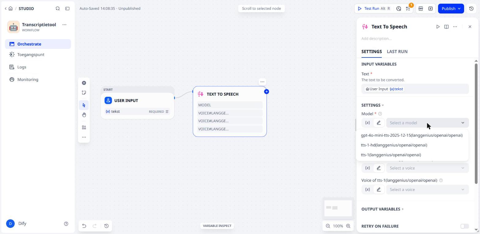 De spraakmodellen