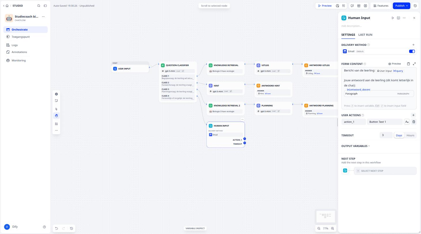 De knop
