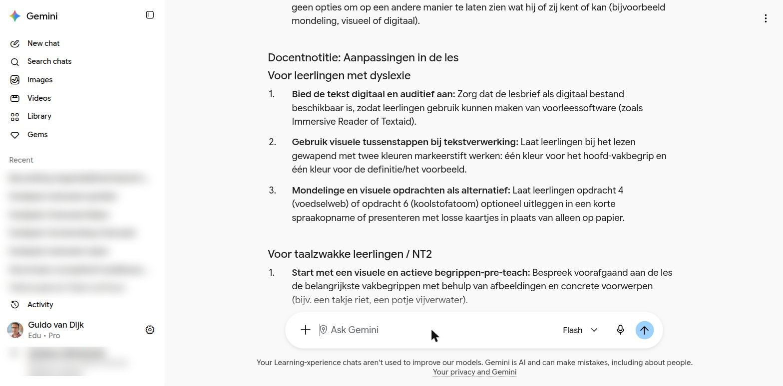 De docentnotitie voor dyslexie