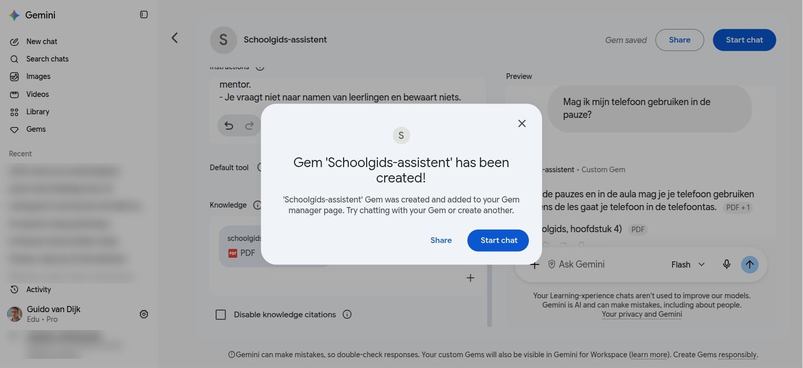De Gem is gemaakt