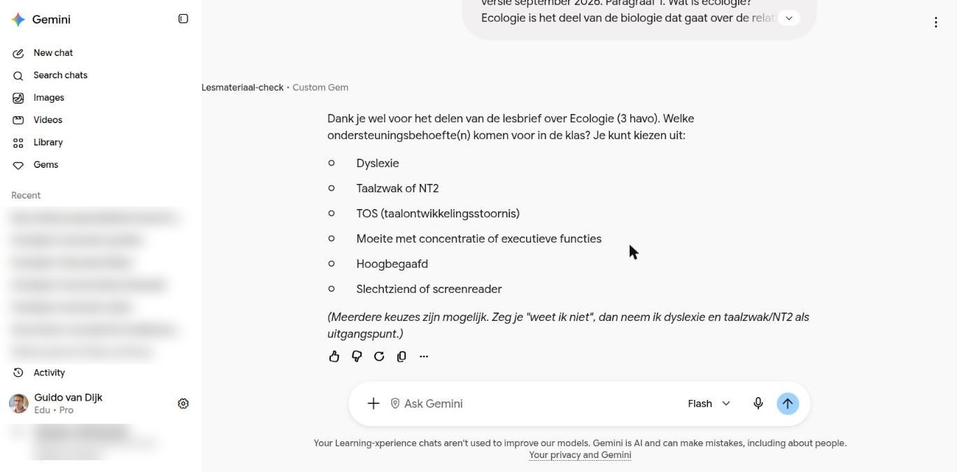 Het eerste antwoord: de vraag naar ondersteuningsbehoeften