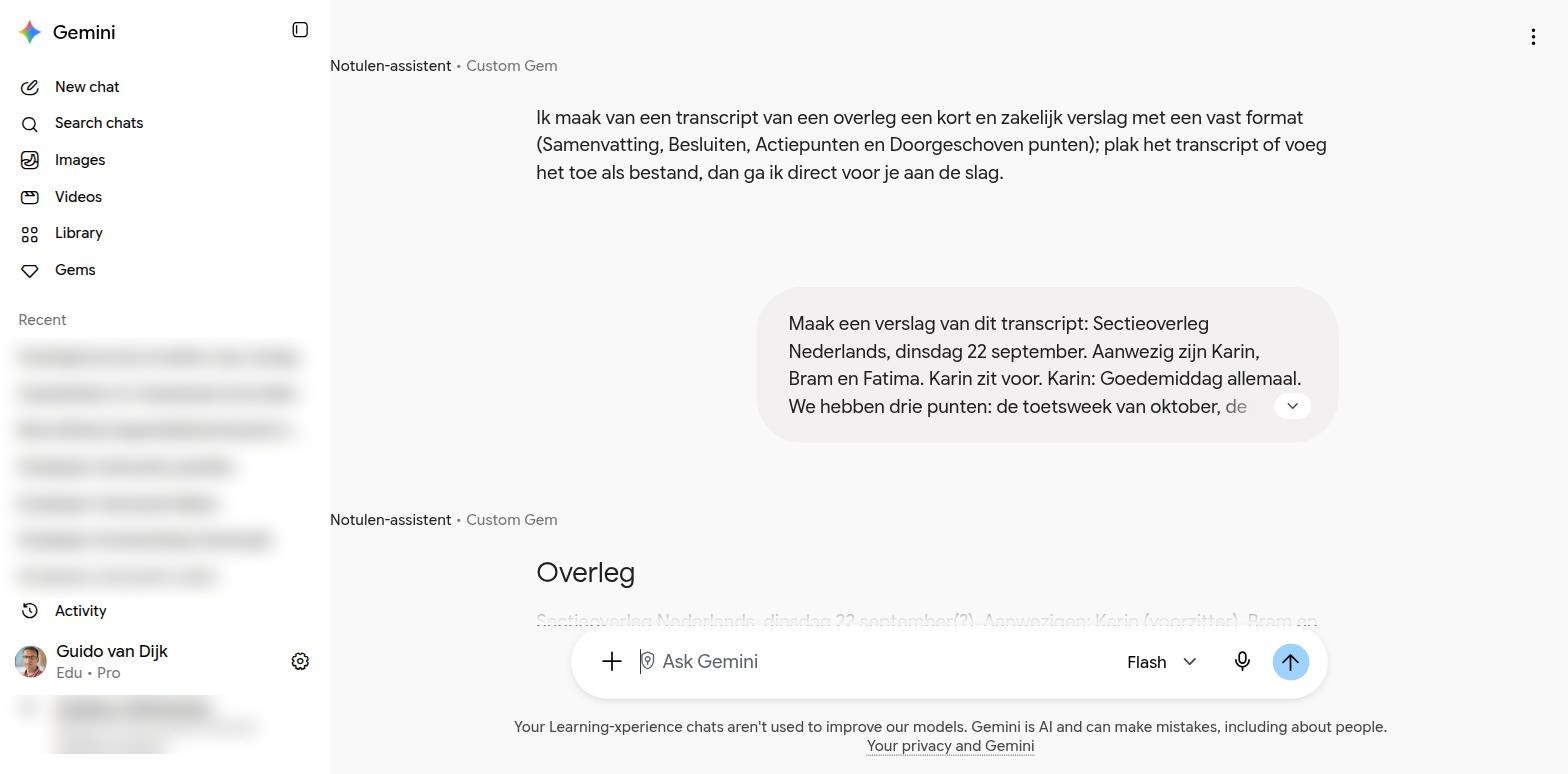Overleg en Samenvatting
